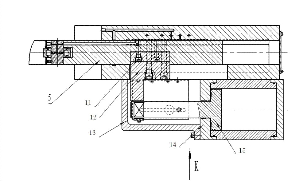 Sectional type numerical control self-centering center frame