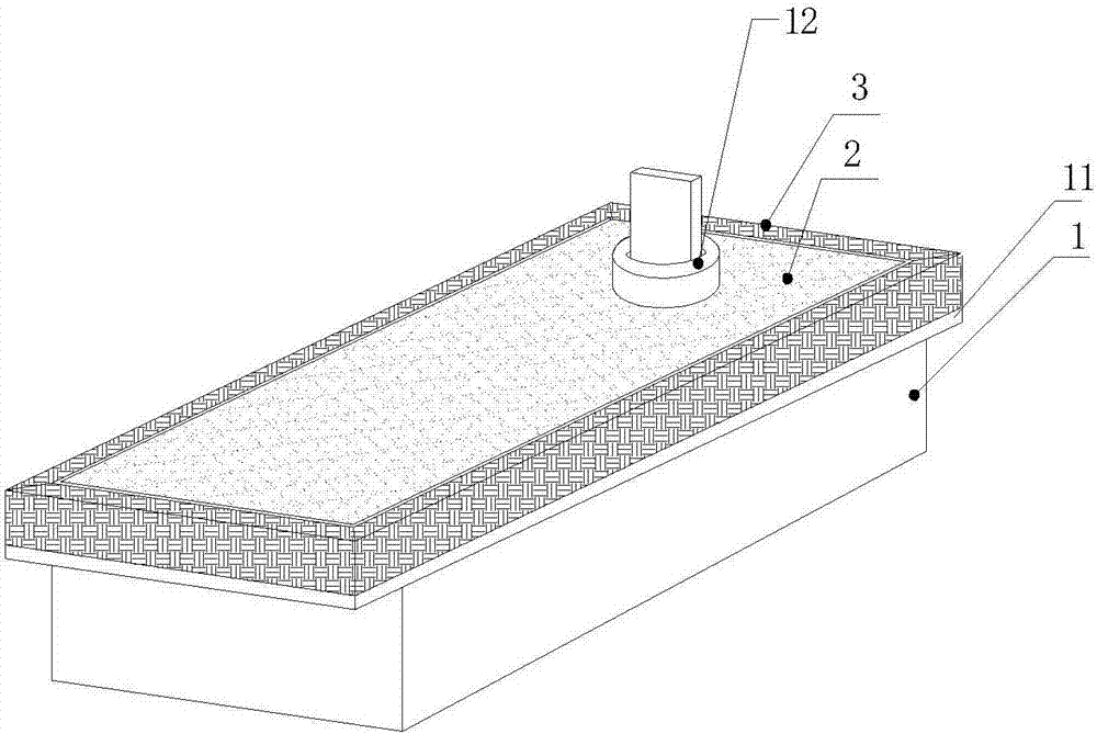 Concealed installation method of floor spring