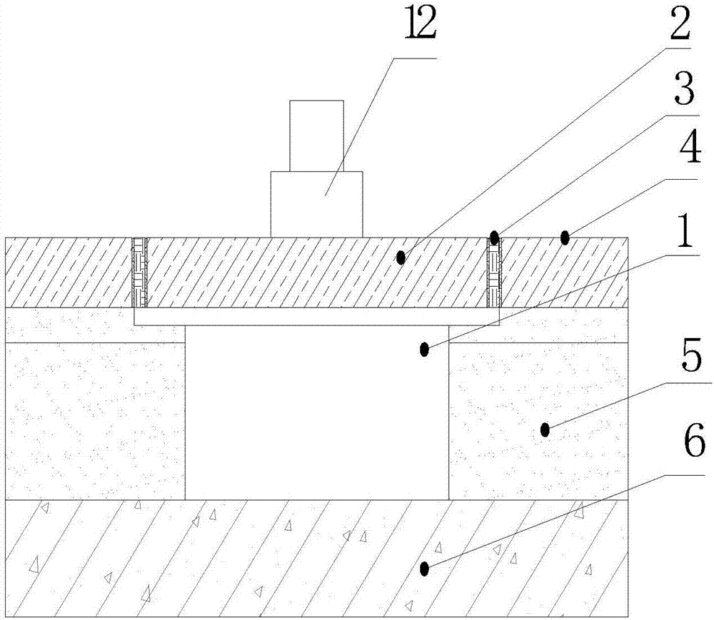 Concealed installation method of floor spring