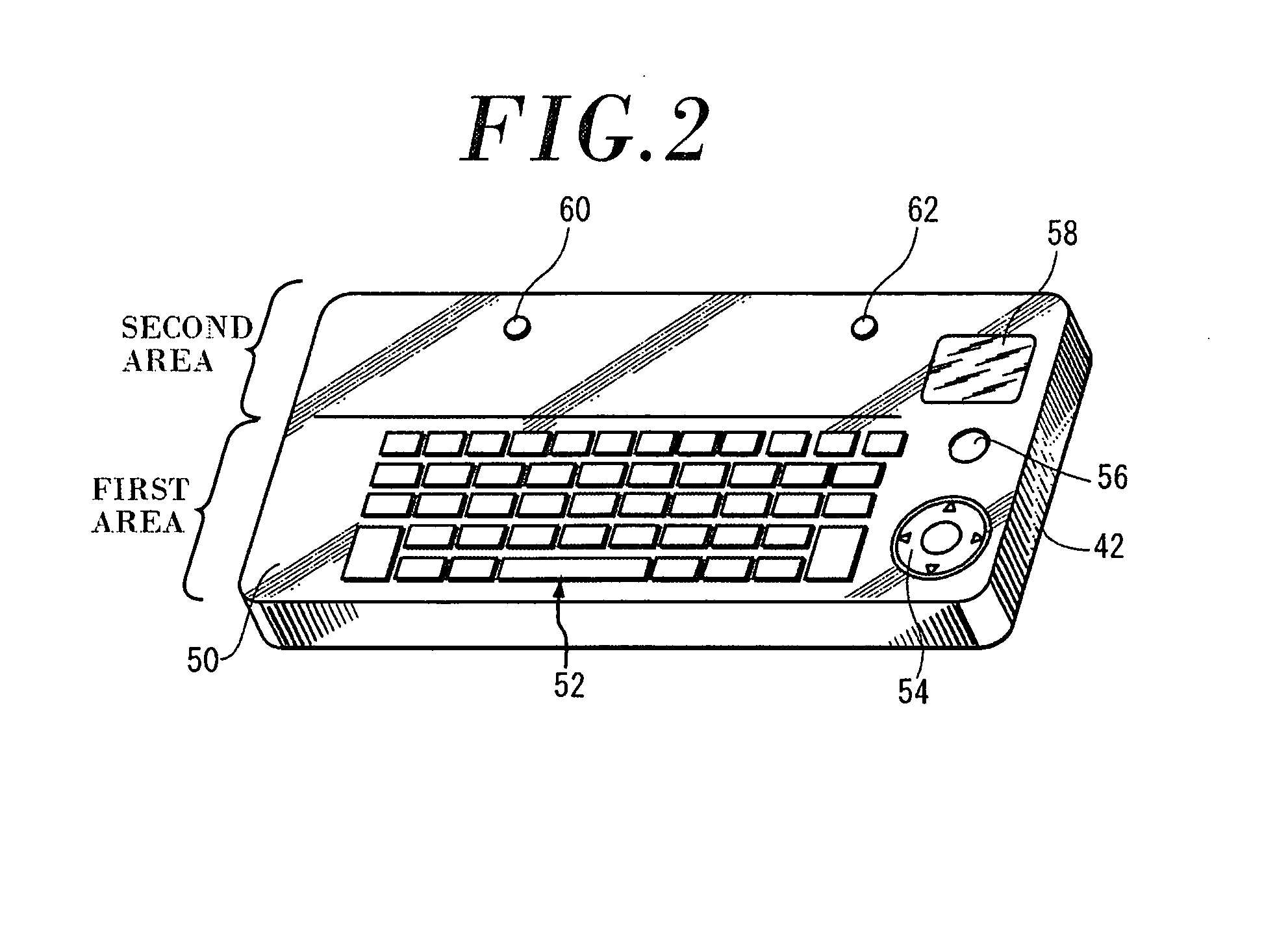 Dual slide portable terminal
