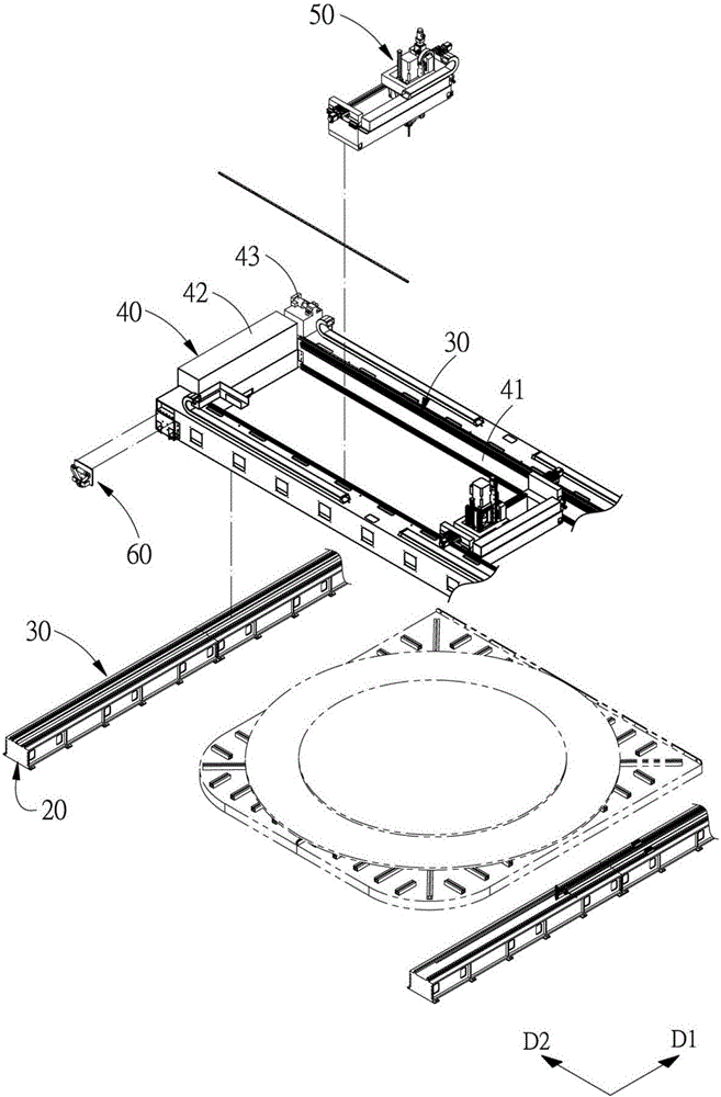 Two-stage displacement drilling machine