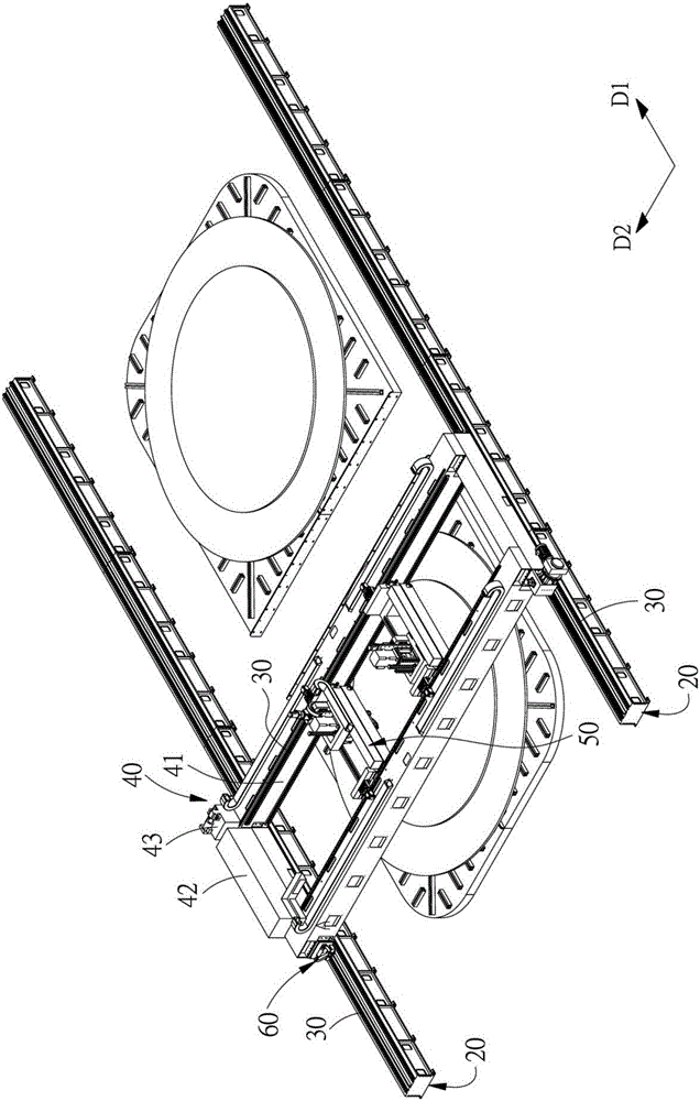 Two-stage displacement drilling machine