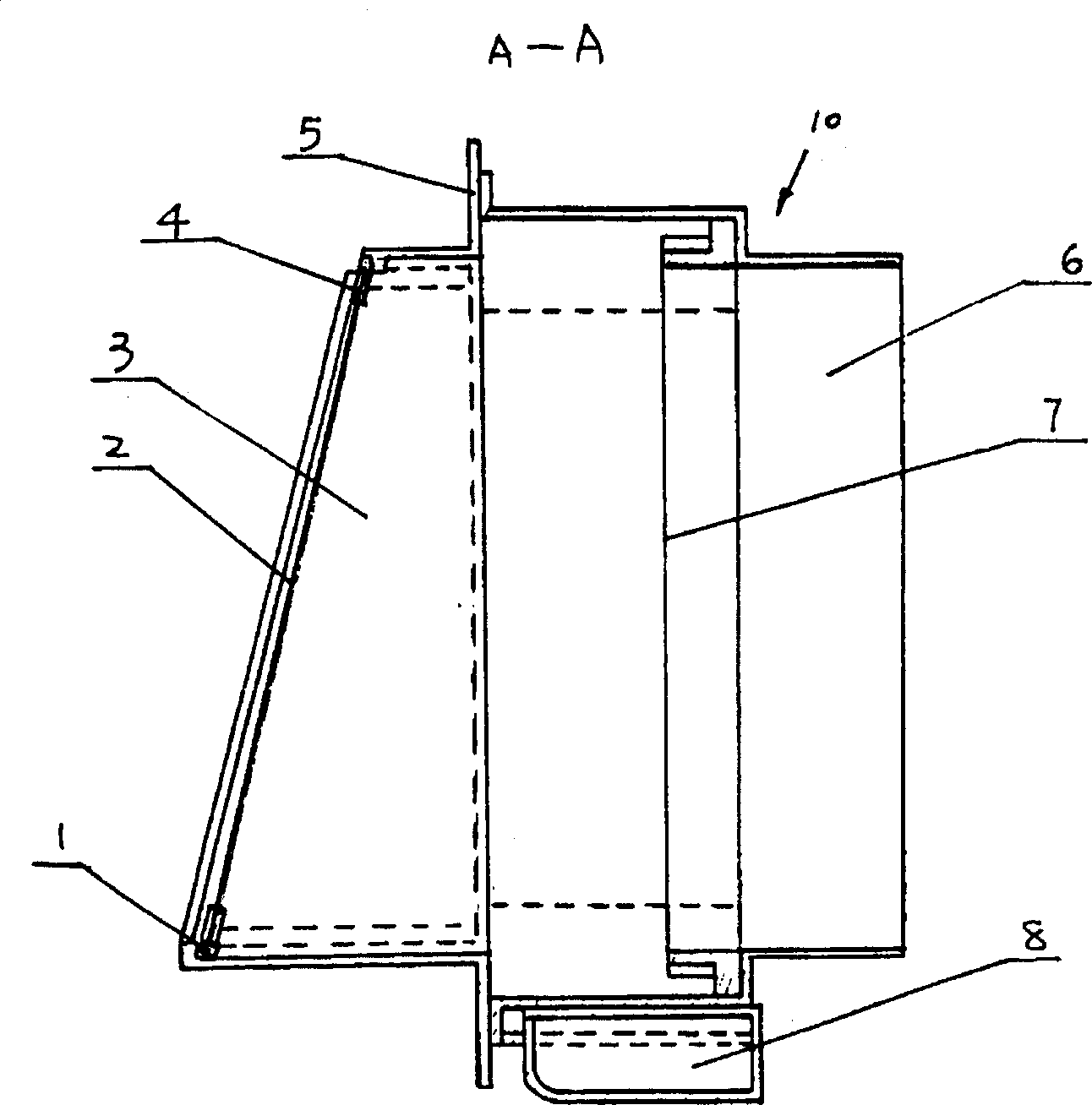 Flue non-return valve