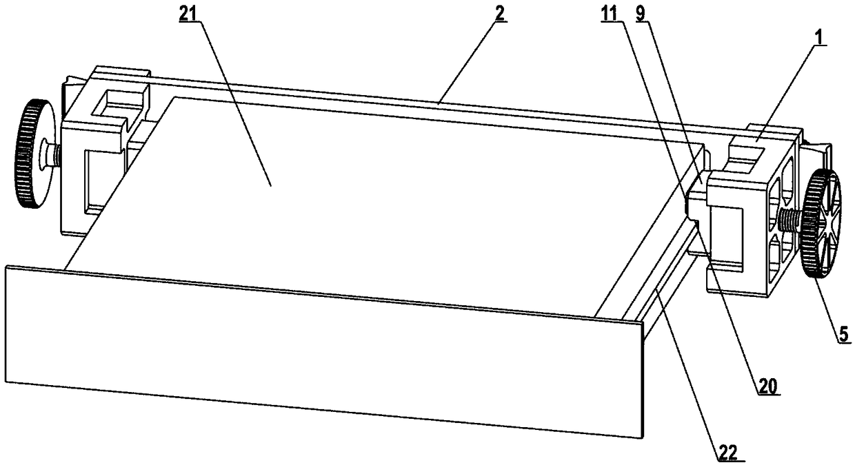 Multi-specification blind plug module test universal docking device