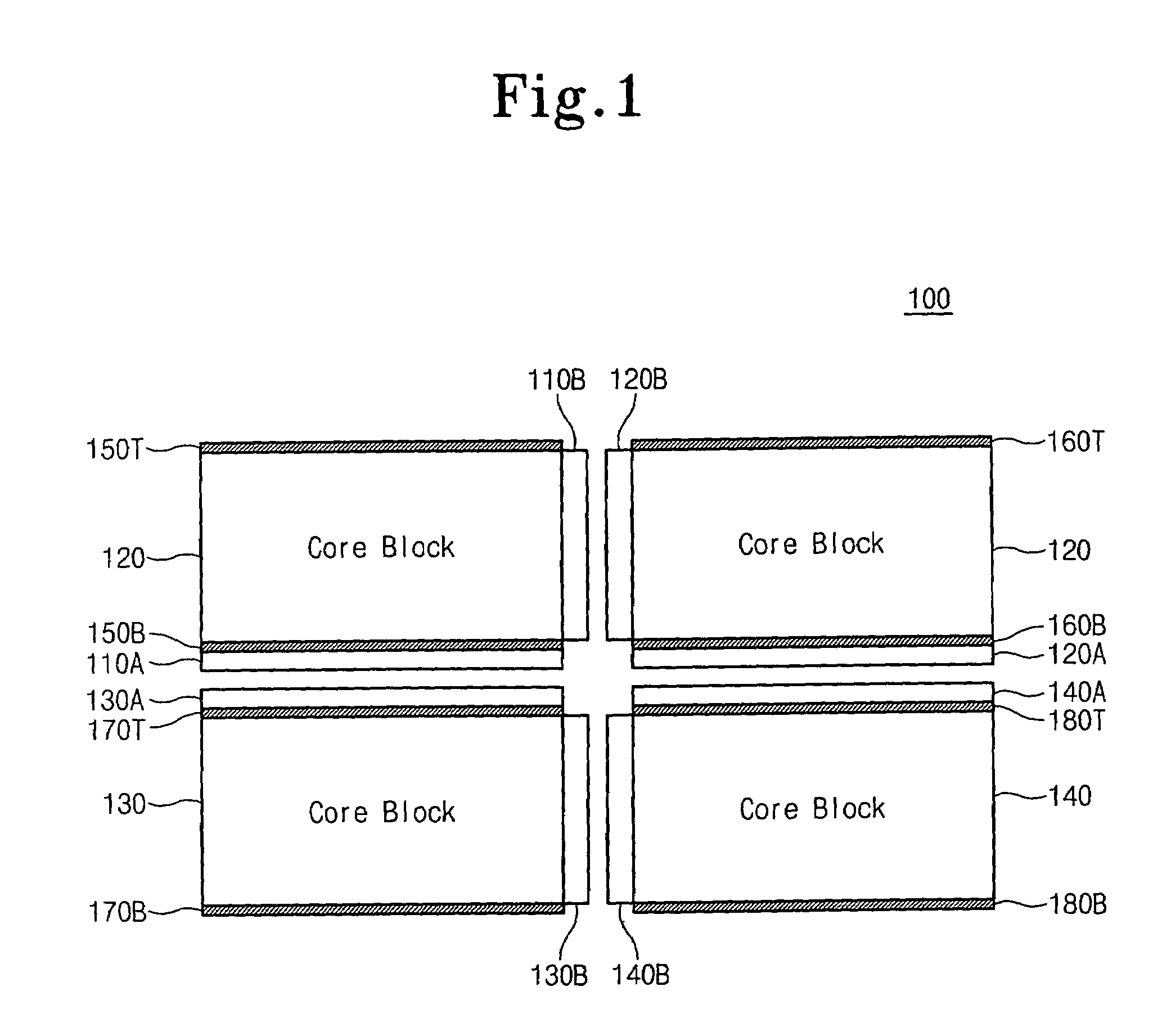 Semiconductor memory device with a decoupling capacitor