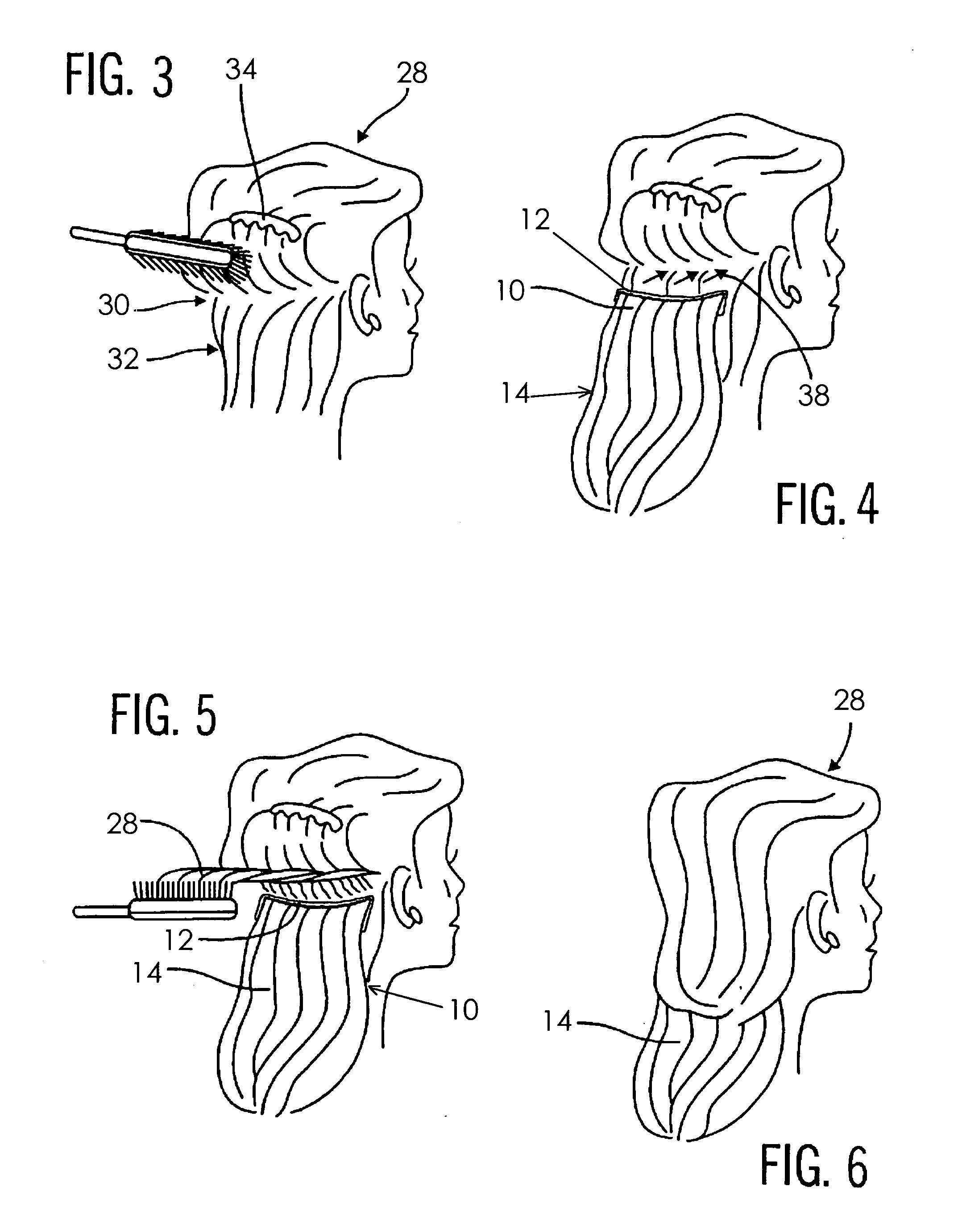 Hair weft product and method of use