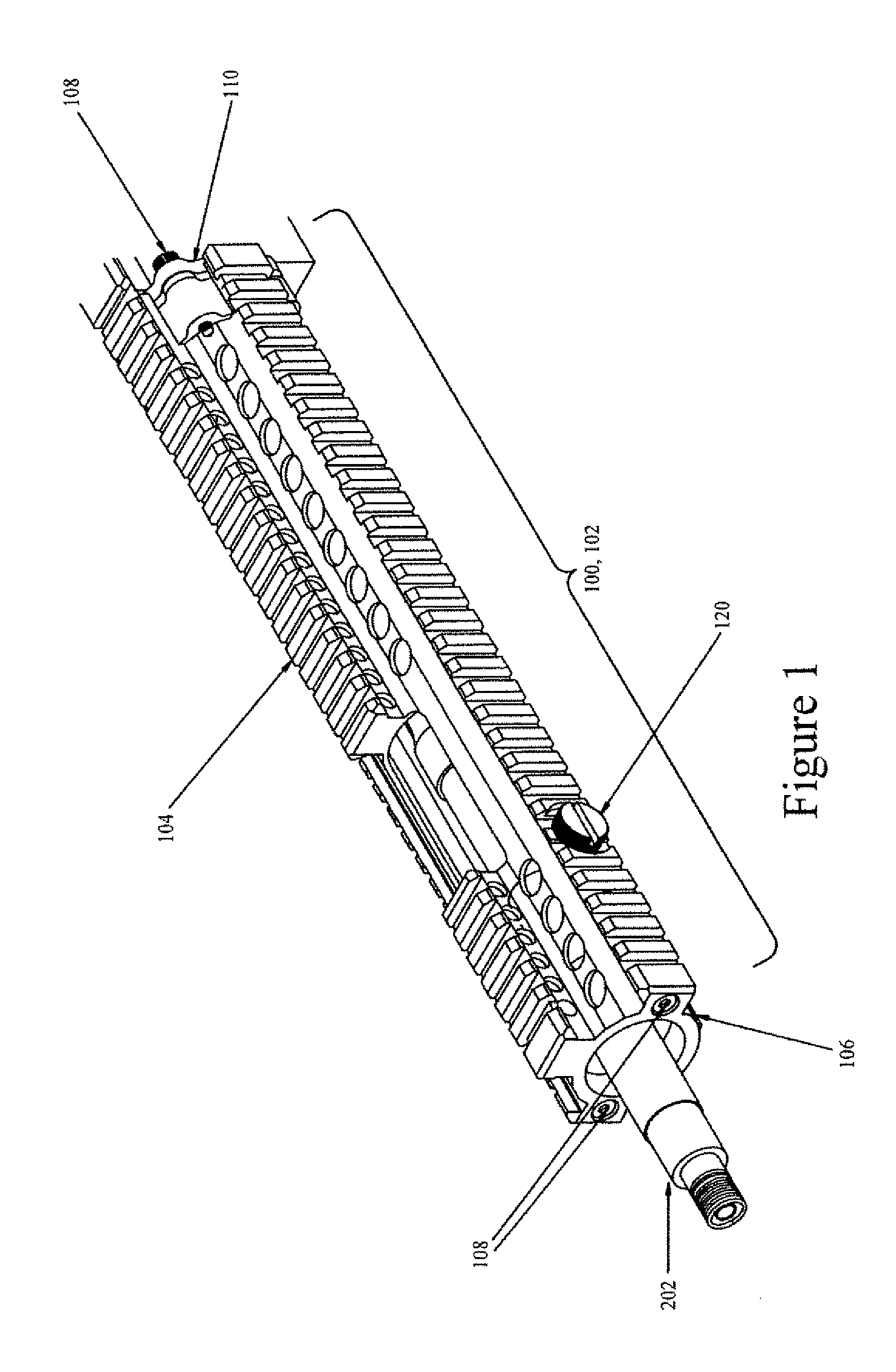 Systems and Methods for Providing a Hand Guard and Accessory Mounting Device for a Firearm