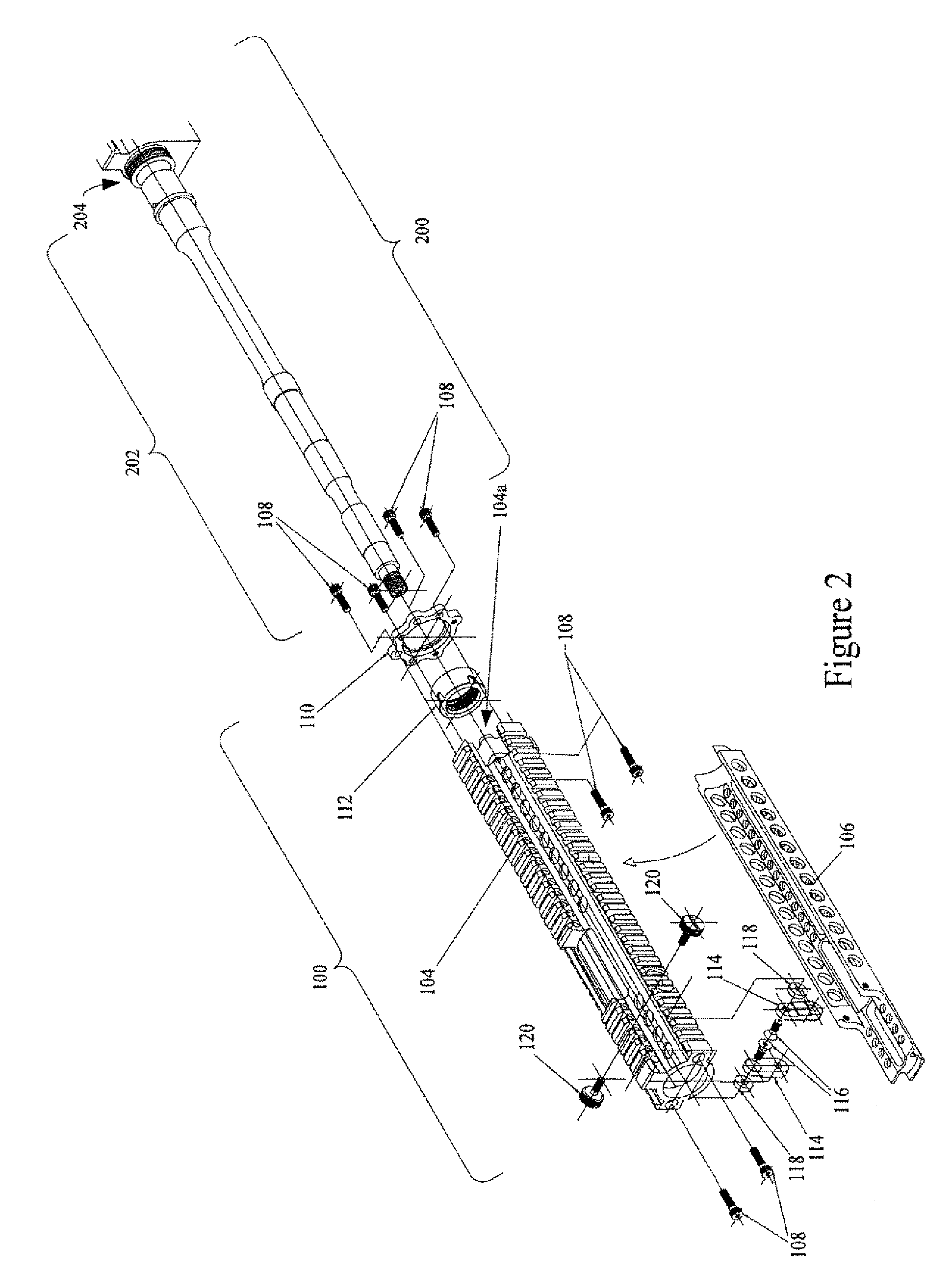 Systems and Methods for Providing a Hand Guard and Accessory Mounting Device for a Firearm