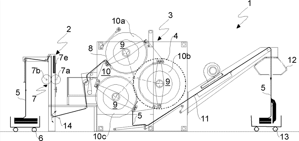 Trimming device and method