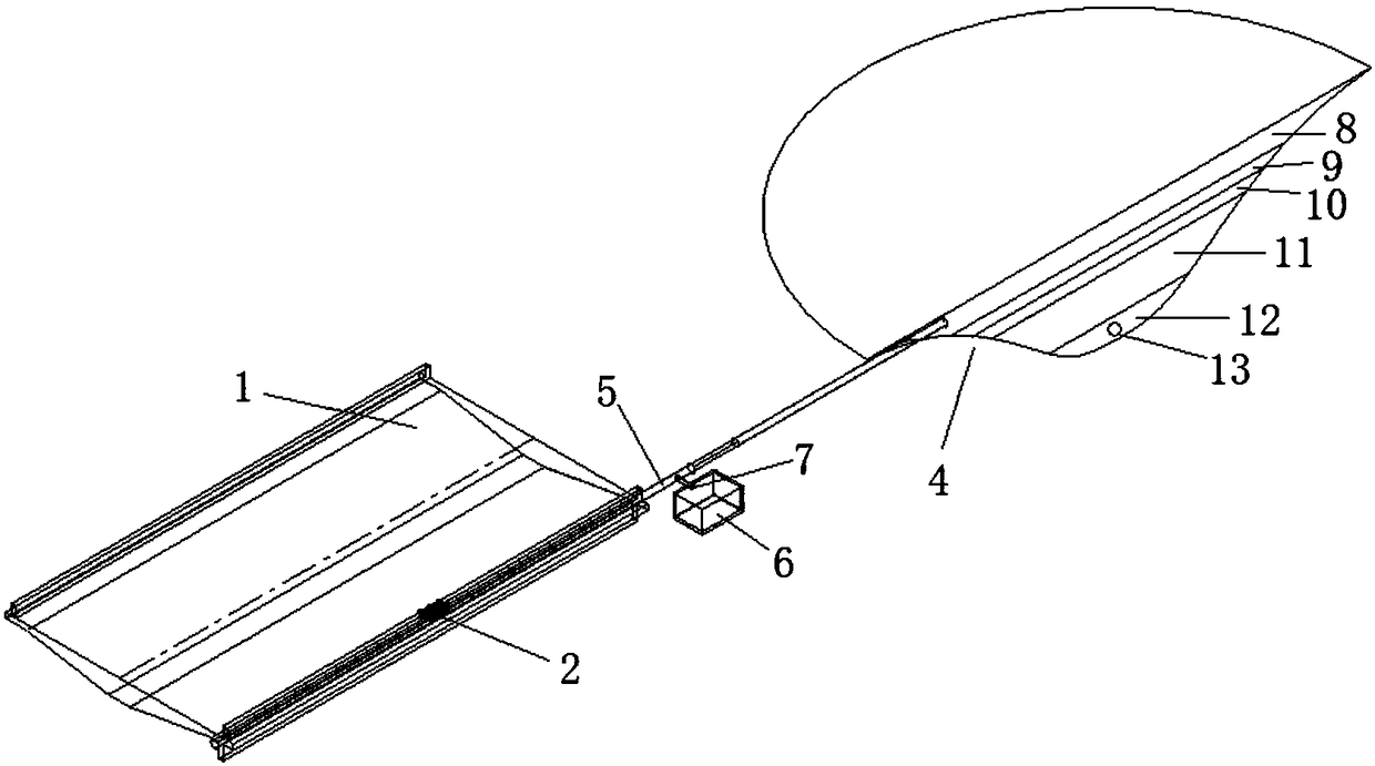 Road rainwater treatment and utilization integrated system based on water source protection