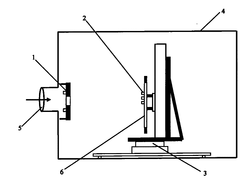 Heavy-ion beam diagnosis device for single particle test and relevant measurement method