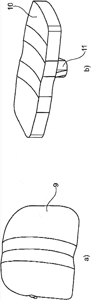 Ceramic spacer for the two-sided replacement of implants in shoulder, knee, and hip as a result of infections