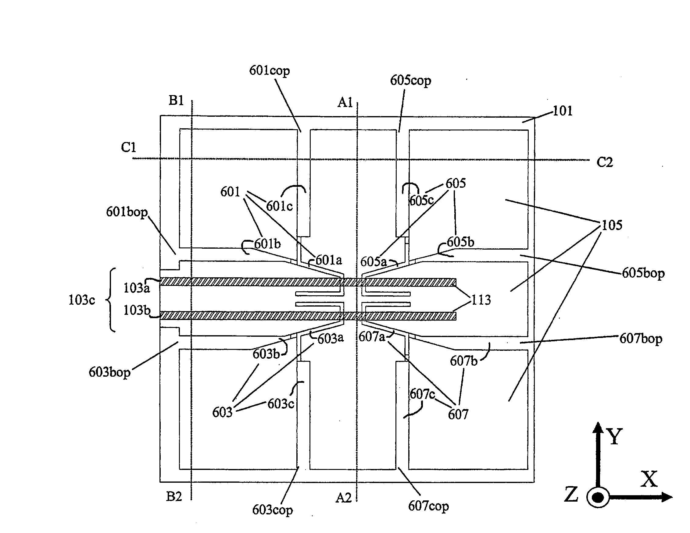 Differentially-fed variable directivity slot antenna