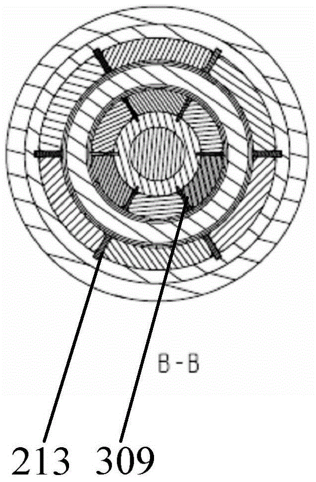 Magnetic transmission device