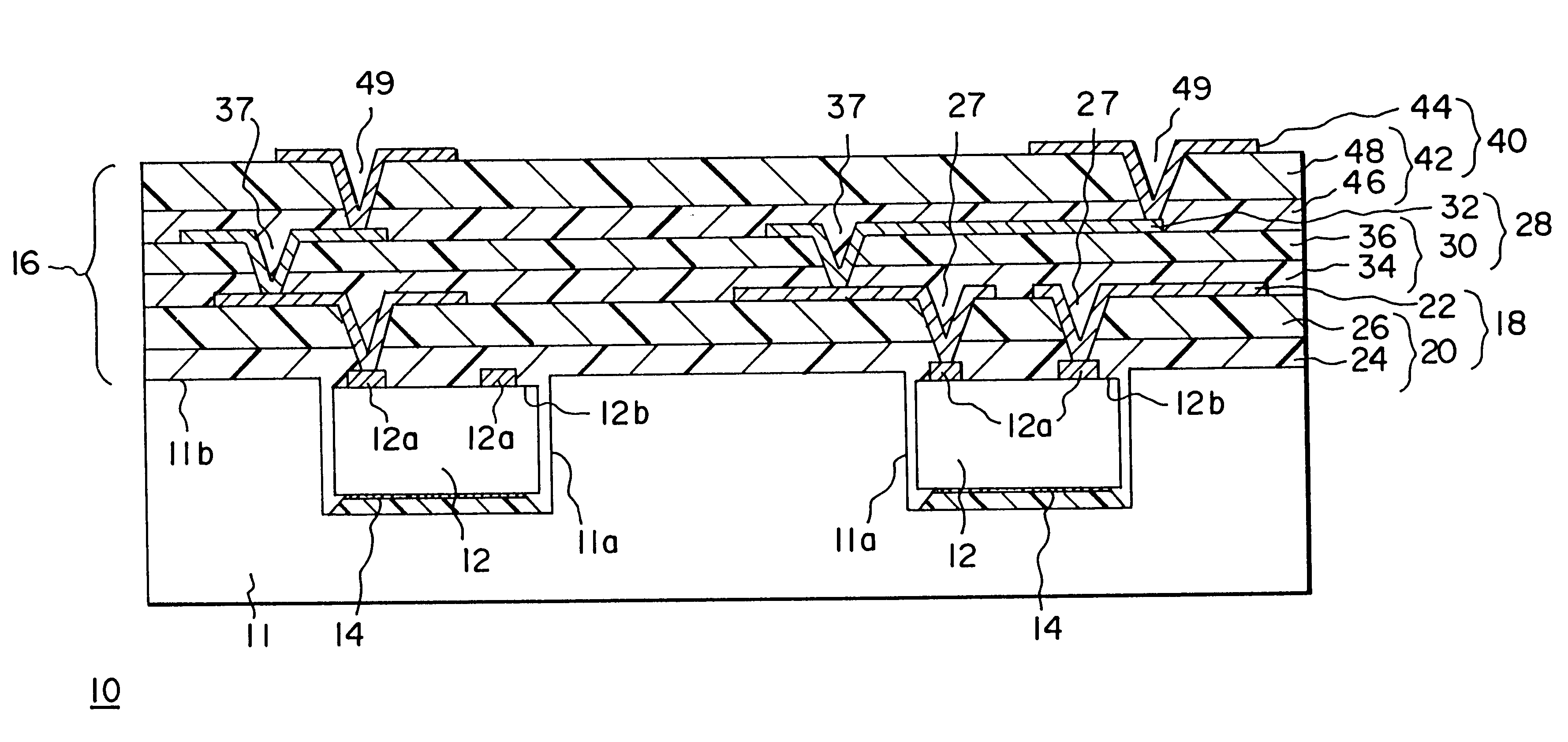 Electronics module having high density interconnect structures incorporating an improved dielectric lamination adhesive