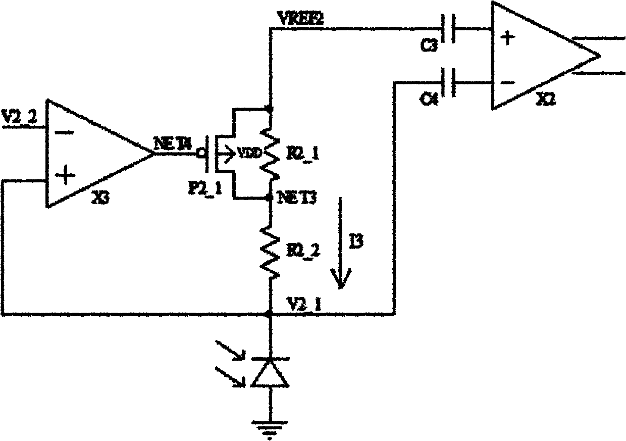 Infrared receiving circuit input structure