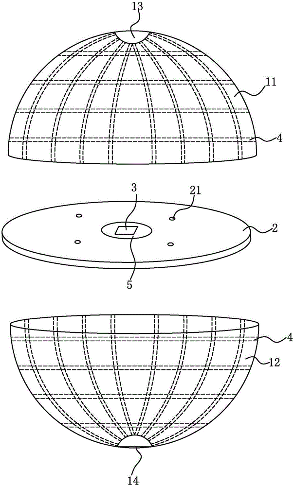 Liner structure of intelligent football and manufacturing method of liner structure