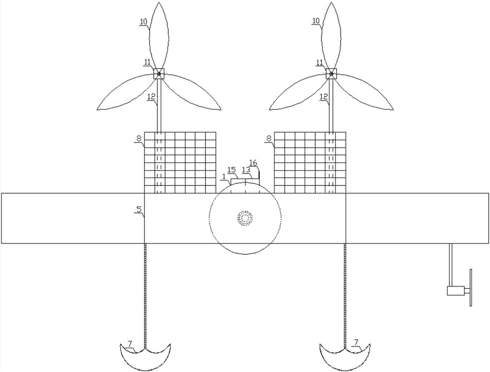 Water mobile biological oxygenation device