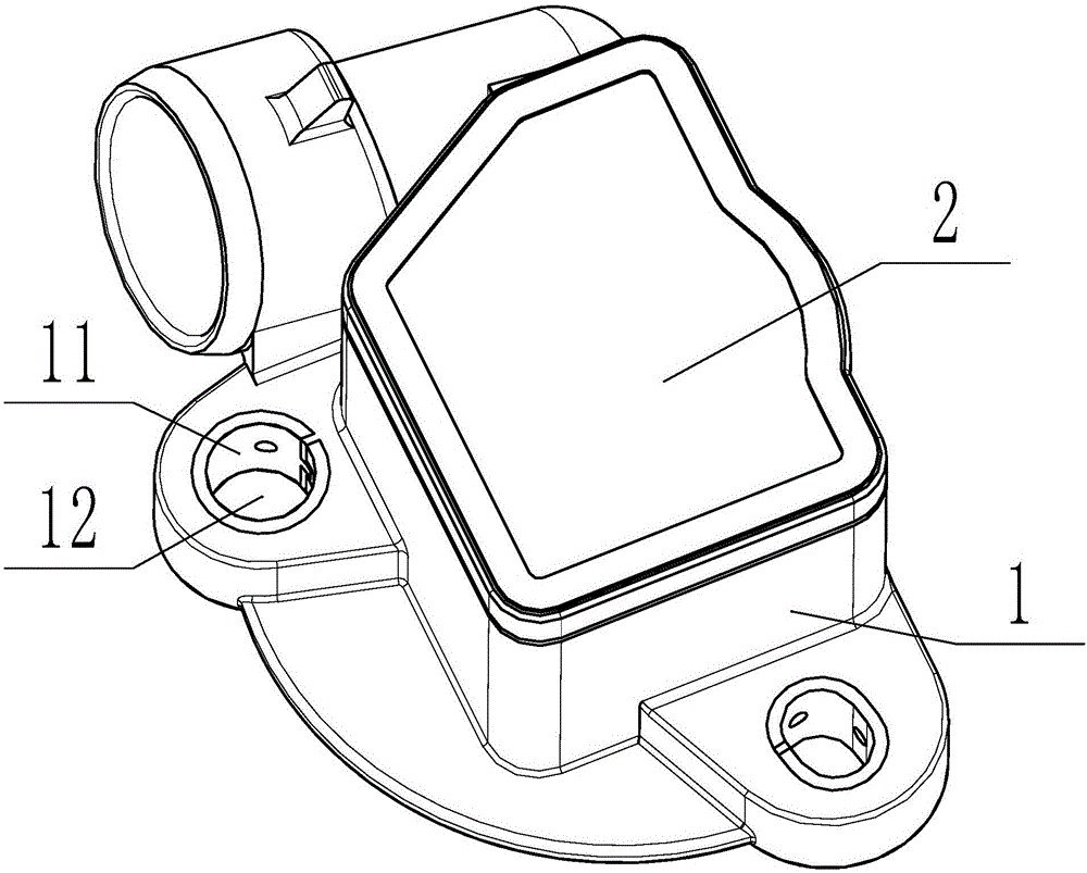 Non-contact throttle position sensor