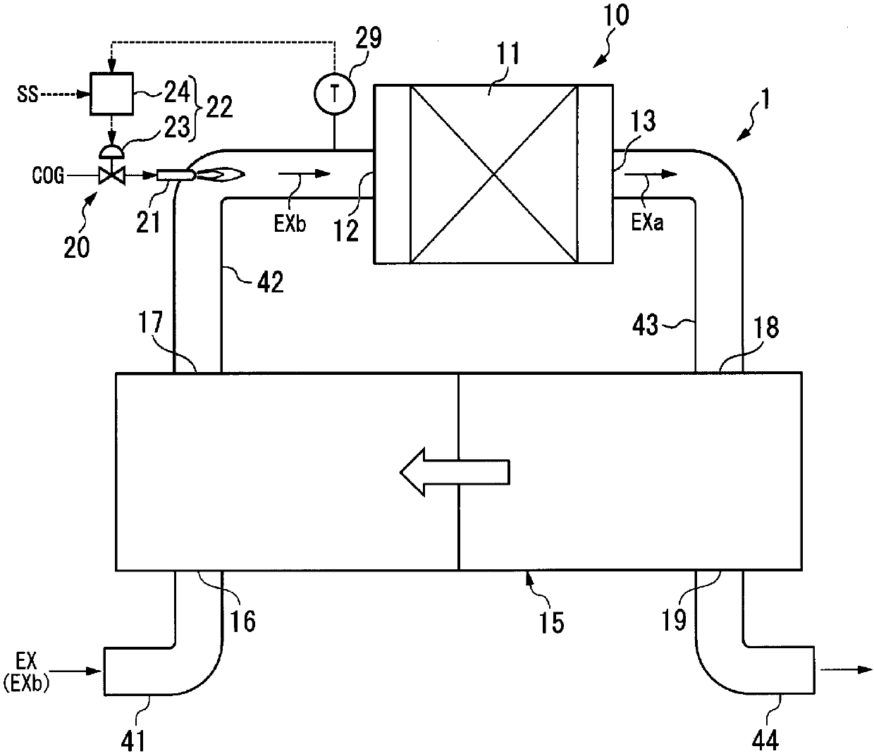 Denitration device and denitration method