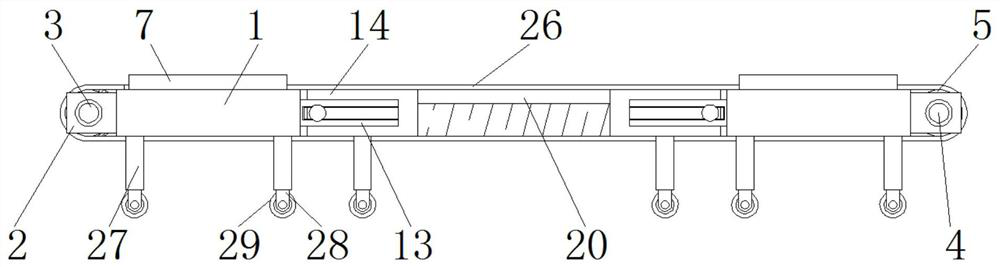 Raw material conveying device for aluminum alloy production