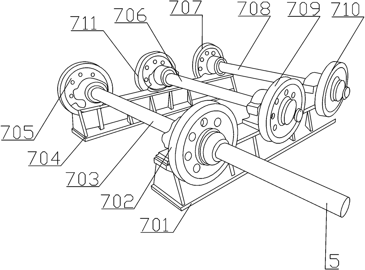 Double-roller electric-pole centrifuge with high-temperature curing function