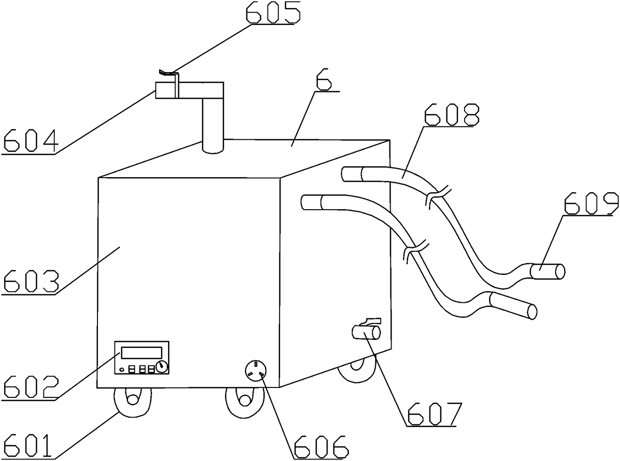 Double-roller electric-pole centrifuge with high-temperature curing function