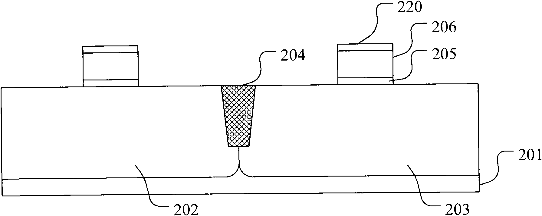 Forming method of metal-oxide semiconductor (MOS) transistor source drain stress area and manufacturing method of MOS transistor