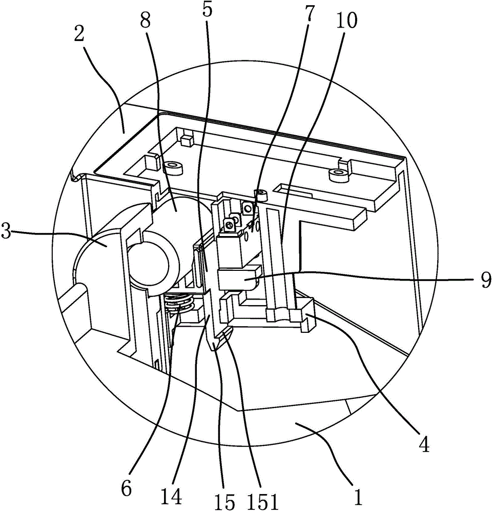 Seating induction device of intelligent pedestal pan