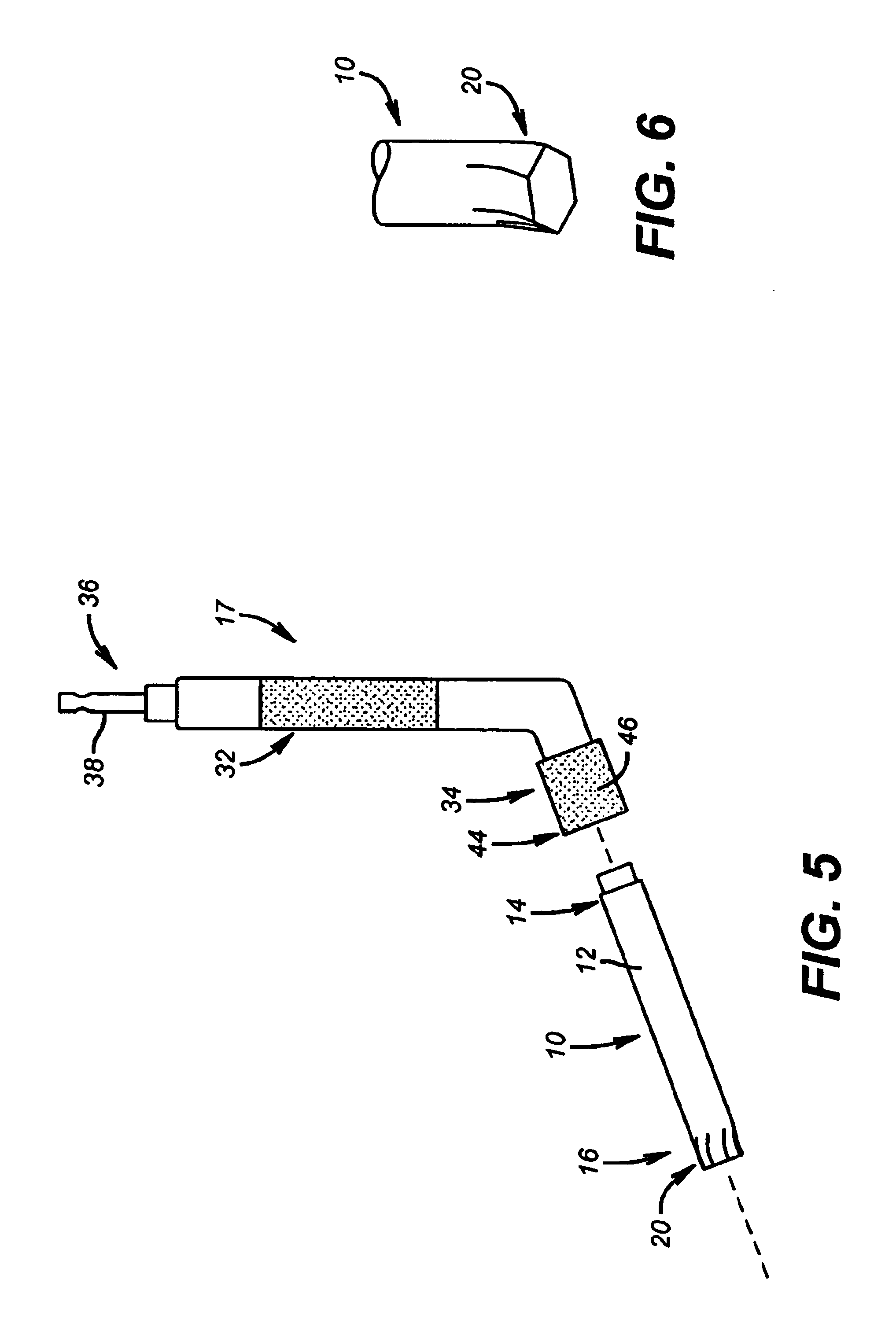 Elongated driving bit attachable to a driving instrument and method of use for minimally invasive hip surgery