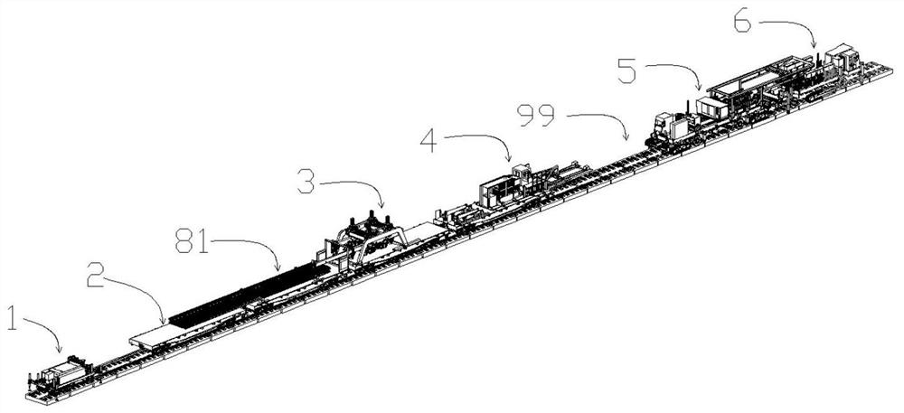 Intelligent track laying method and intelligent track laying equipment