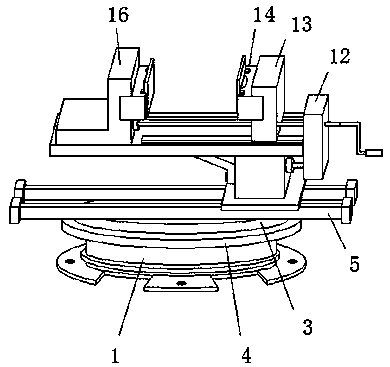 Bench work clamp device with automatic correction function for mold part machining