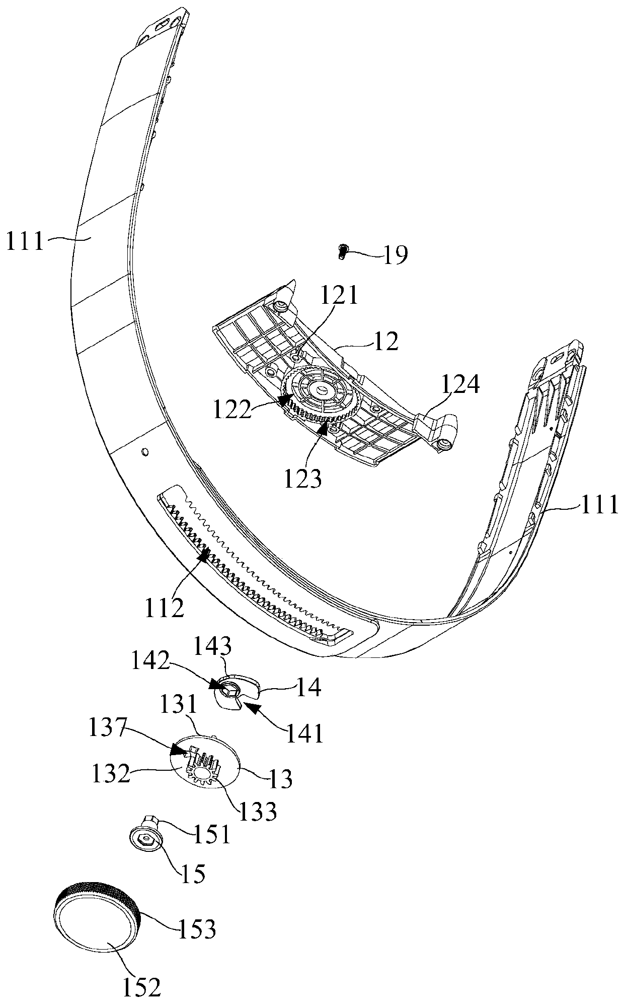 Head-mounted device bracket and head-mounted device