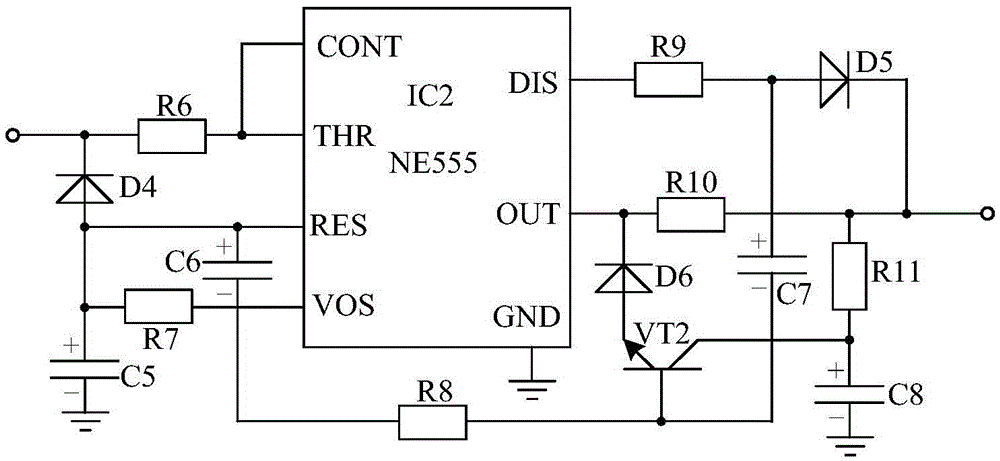 Intelligent control system based on signal filtering type selection circuit and used for roller shutter door