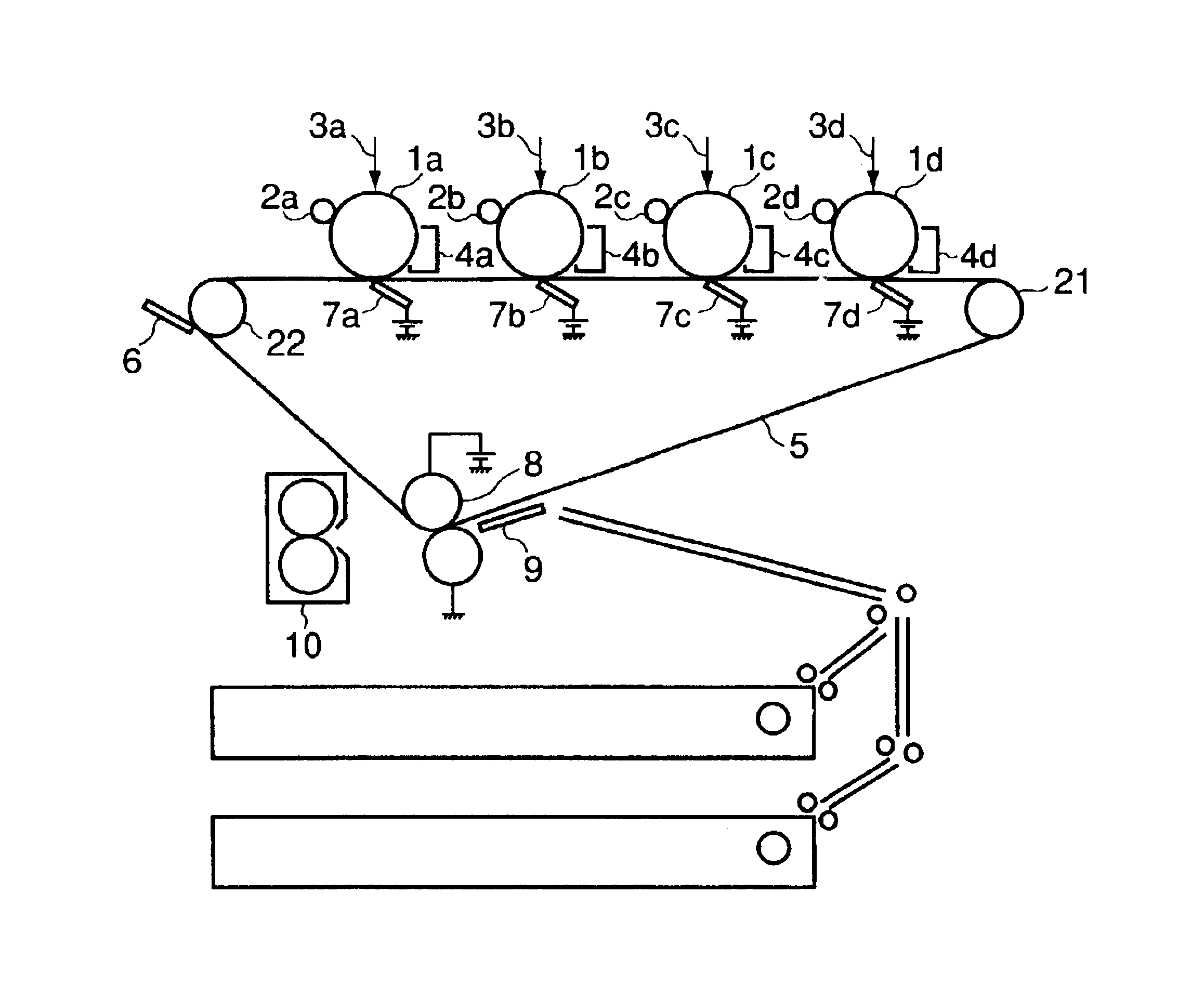 Belt whose epsilonbreak/epsilonmax ratio is within a predetermined range and image forming apparatus having such belt