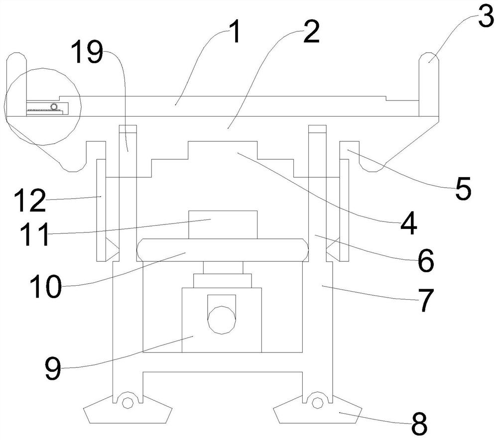 Equipment platform for building