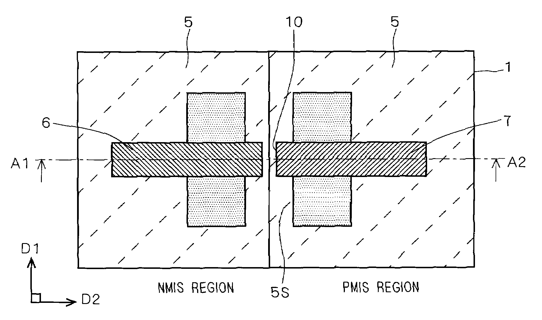 Semiconductor device including cmis transistor