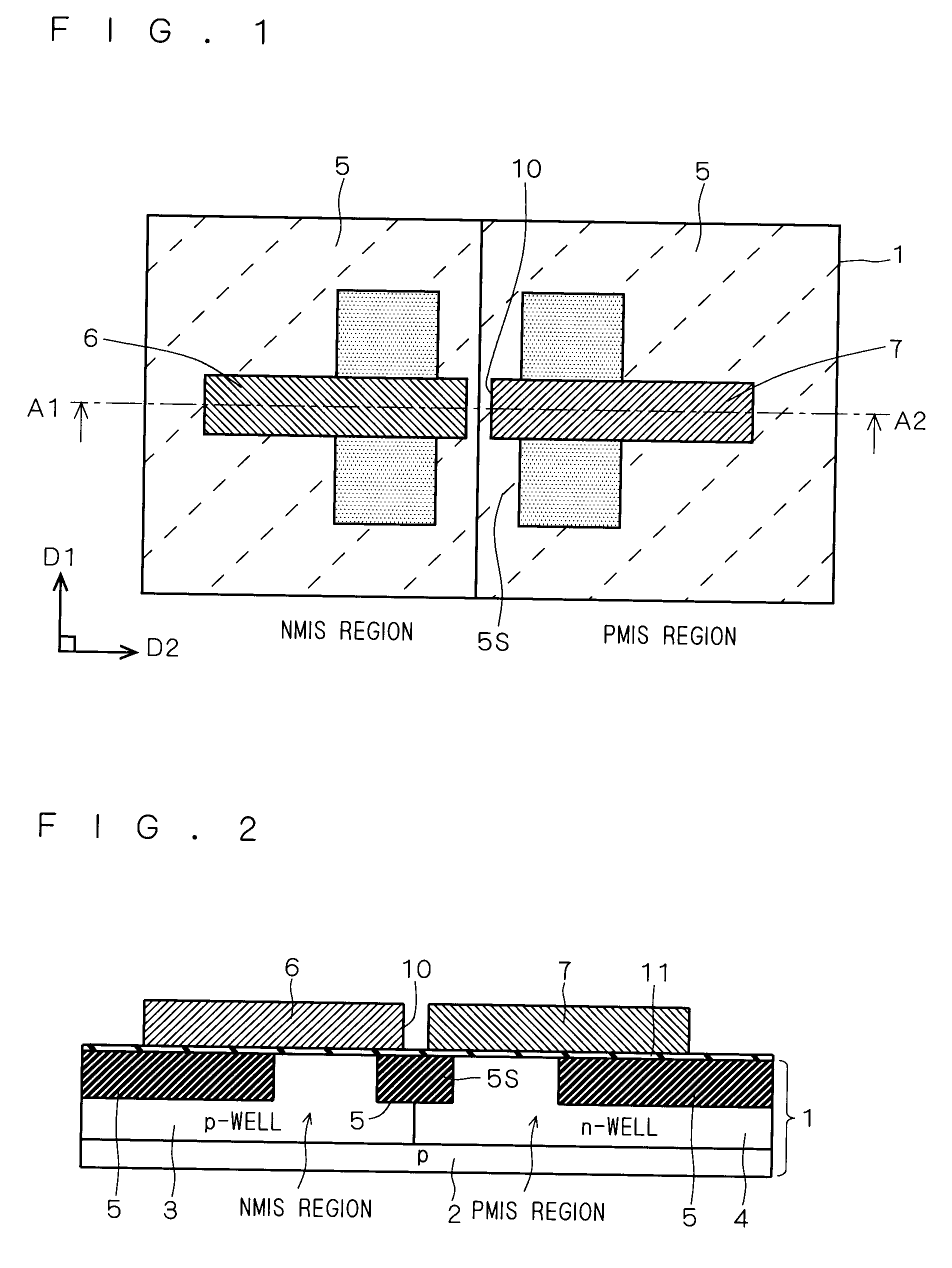 Semiconductor device including cmis transistor