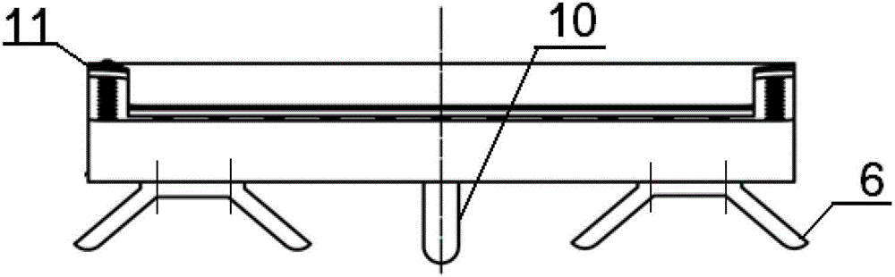 Recycling device of light water coupling agent for supersonic inspection on heat transfer branch pipe of heavy water reactor power station