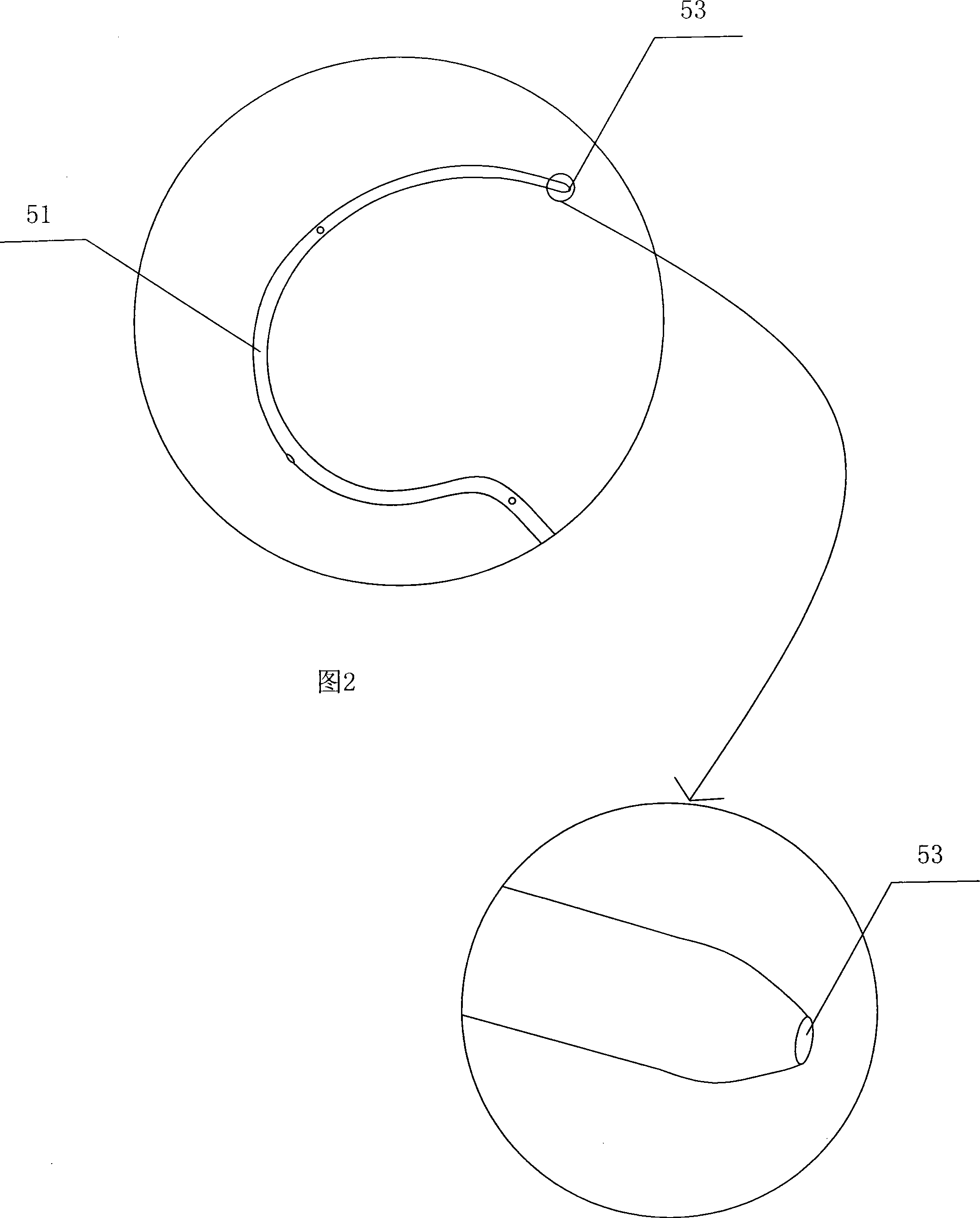 Exterior pipe of hard film