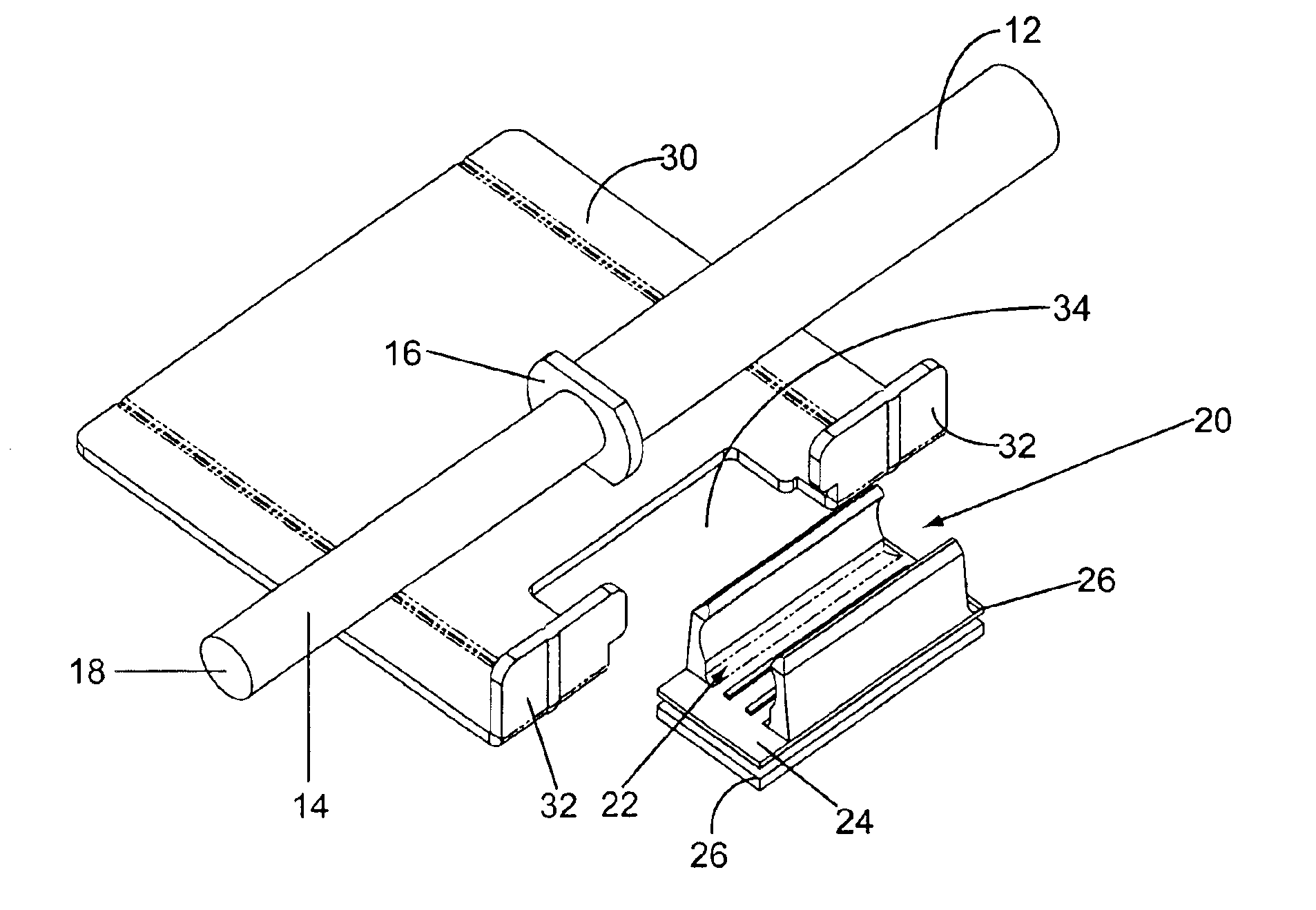 Shock absorber and mounting system for a drawer slide