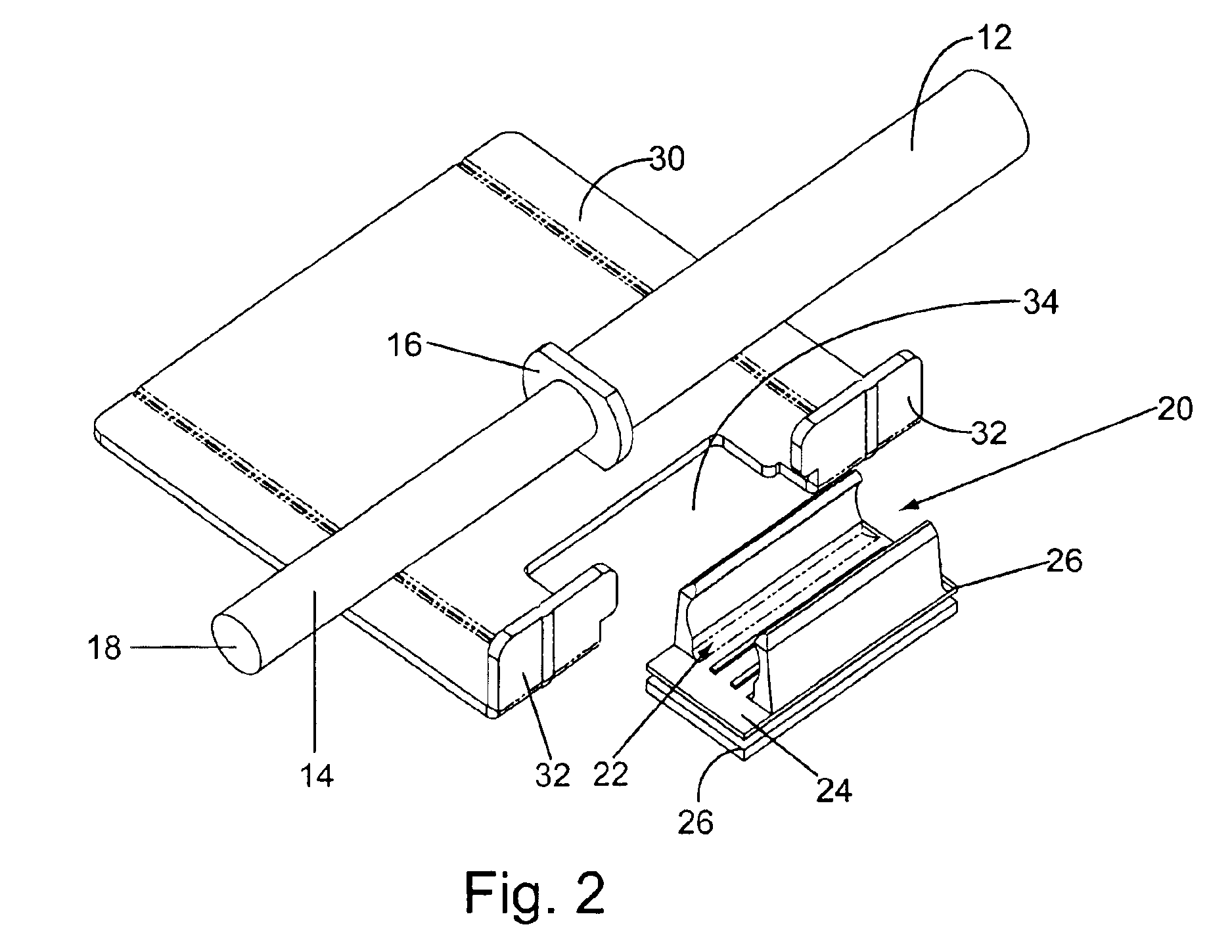 Shock absorber and mounting system for a drawer slide