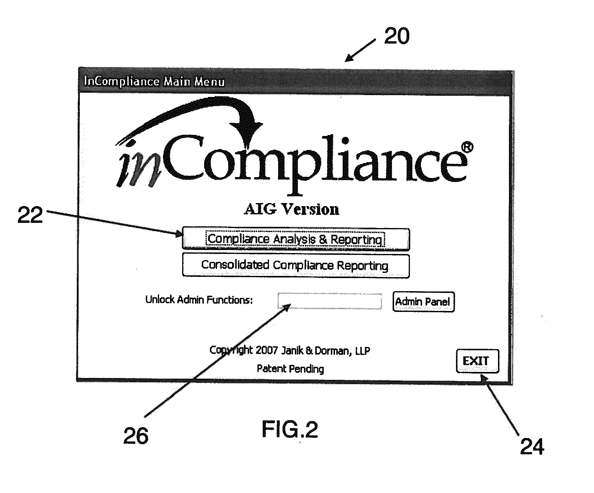 Method for establishing, tracking and auditing compliance