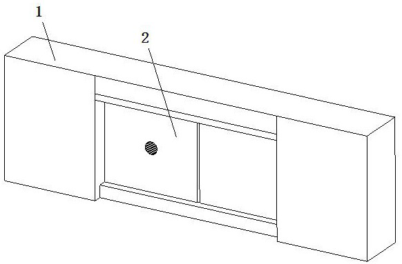 Efficient energy-saving fireproof door