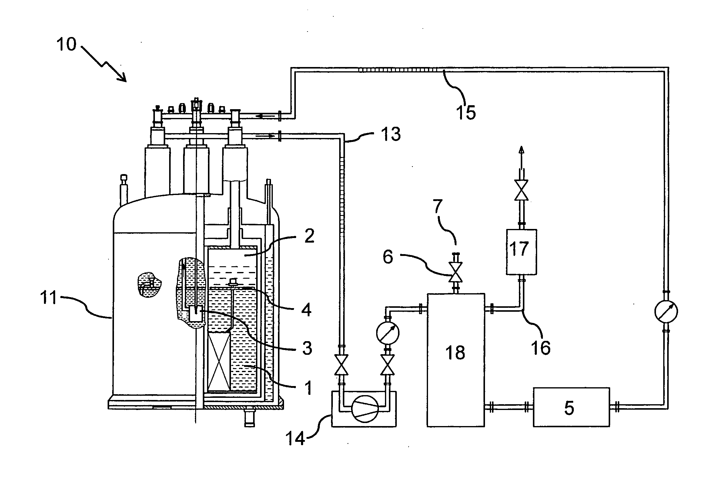 Low-loss cryostat configuration