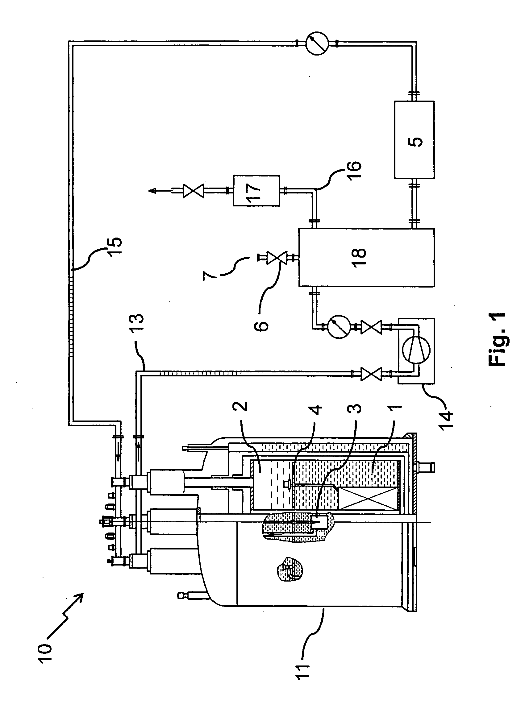 Low-loss cryostat configuration