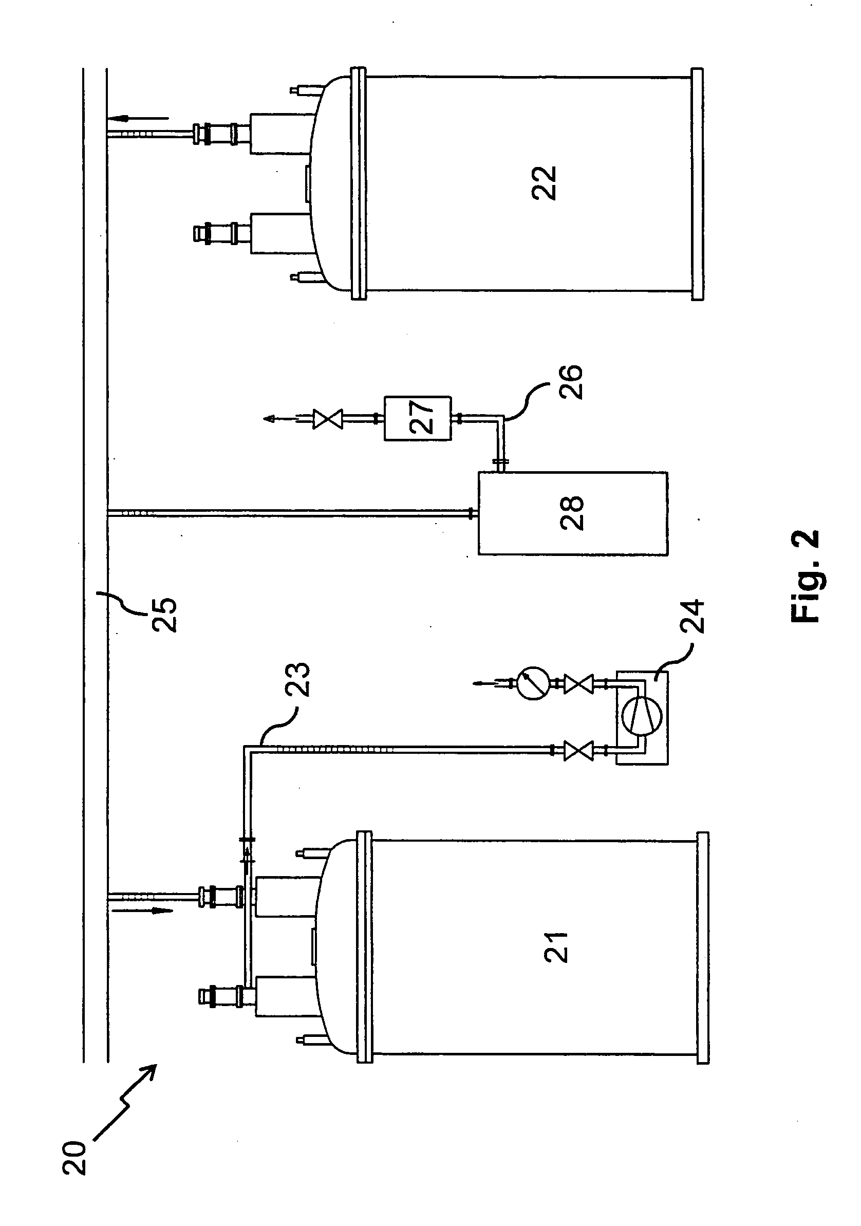 Low-loss cryostat configuration