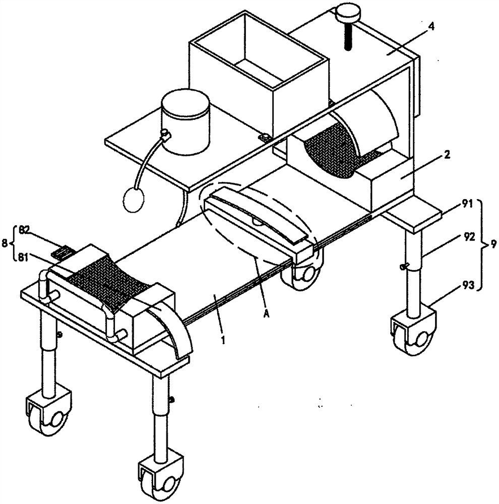 Blood drawing auxiliary device for pediatric nursing