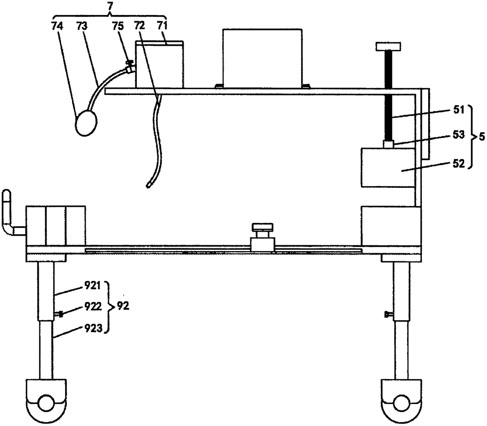 Blood drawing auxiliary device for pediatric nursing