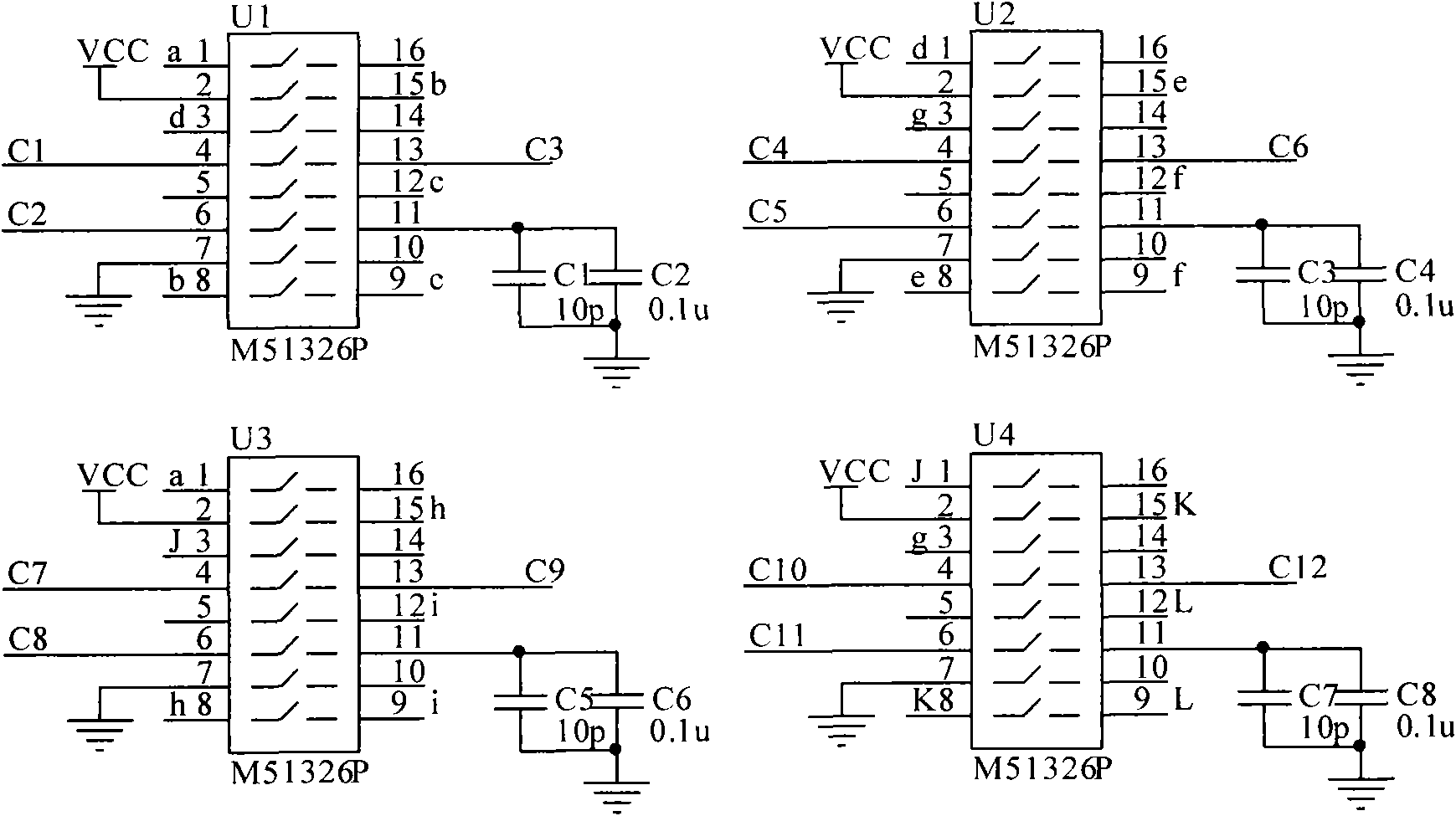 Terminal resistor automatic match circuit in gas detector